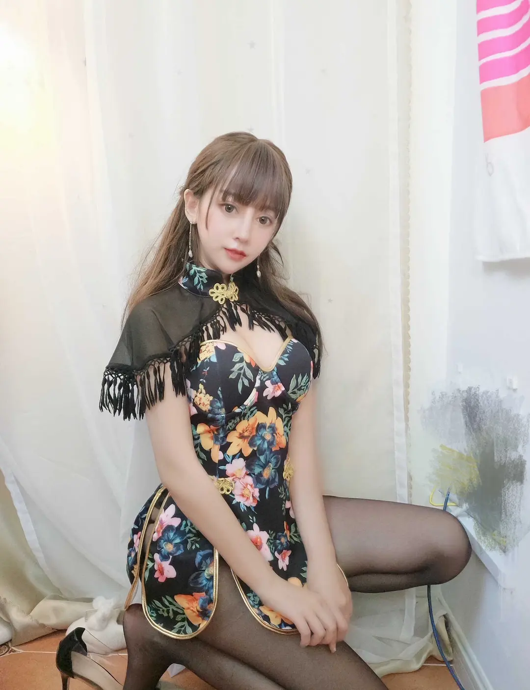 过期米线线喵 – 披肩小洋装 17P