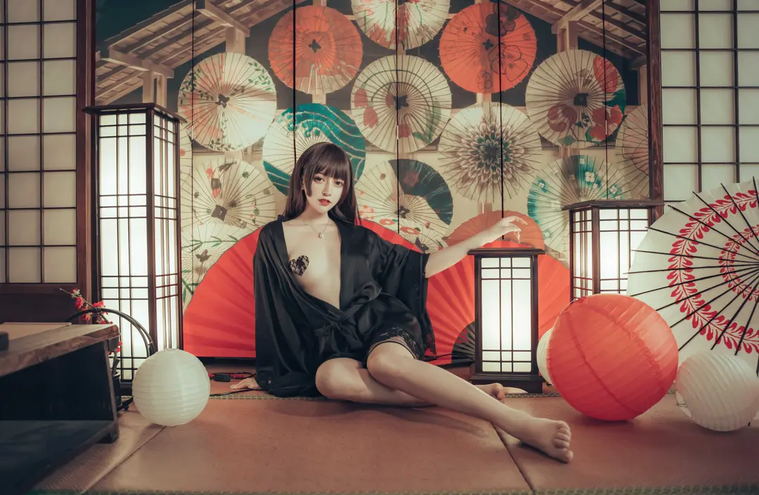 过期米线线喵 – 和风浴衣 23P