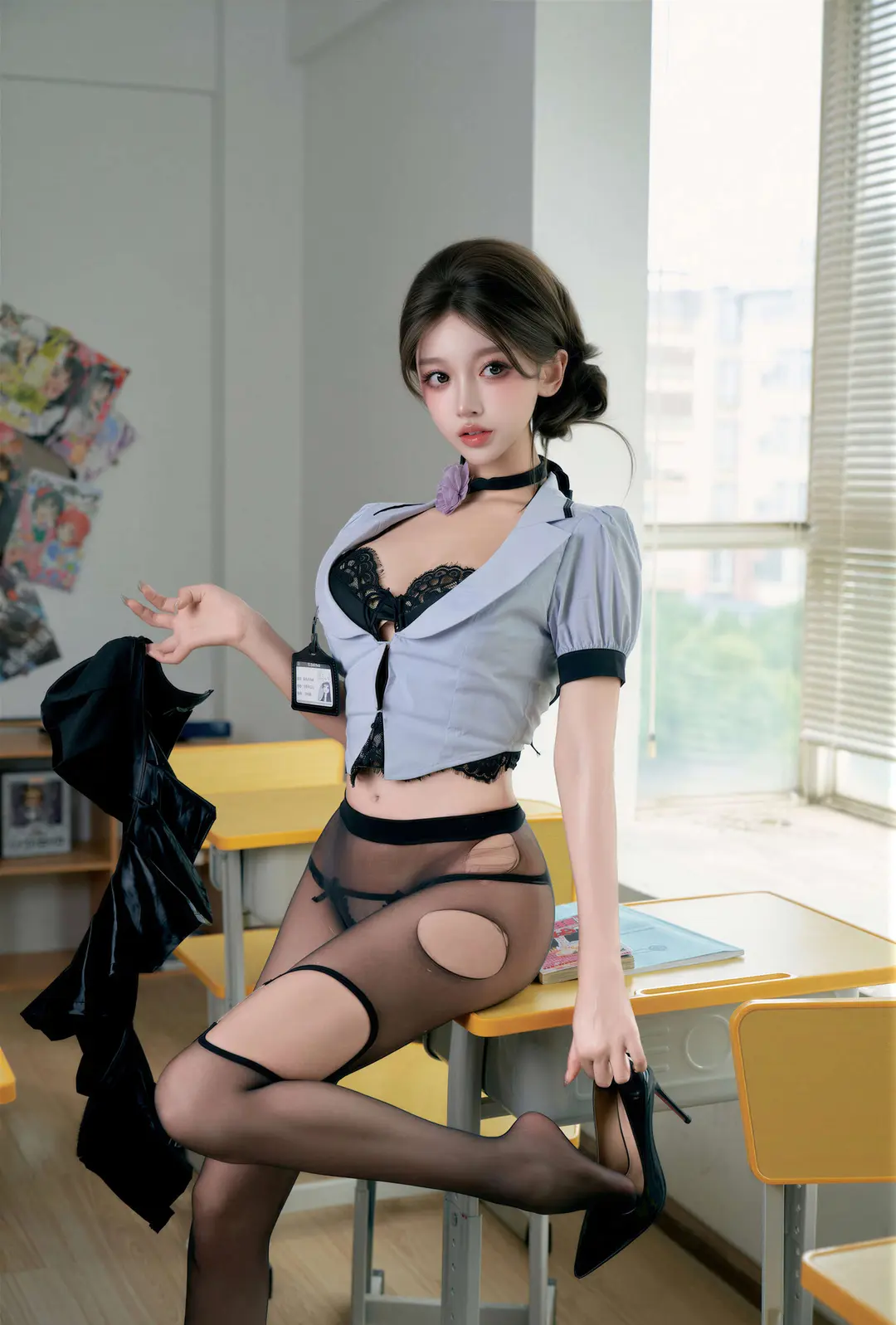 过期米线线喵 – 生日贺图 兔女郎 50P