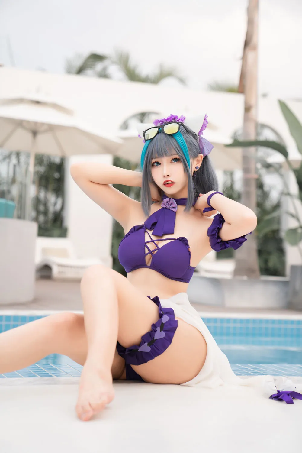 Momoko葵葵 – 柴郡水着 40P