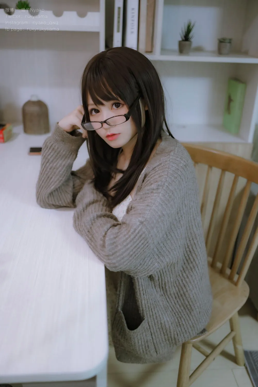 Nyako喵子 – 妄想彼女との同棲生活2 – 便服 73P