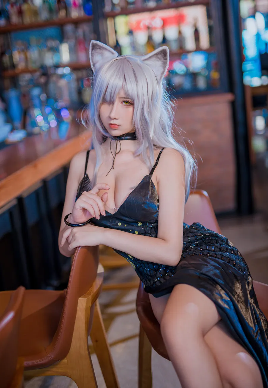 九曲Jean 明日方舟 黑 周年礼服 9P