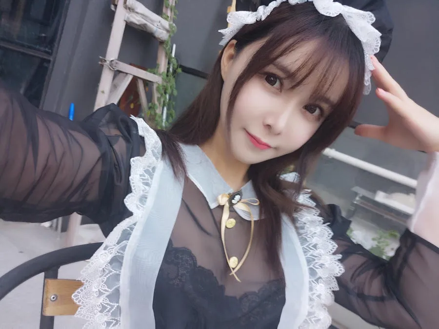 亚马逊鲶鱼 黑色透明女仆 33P