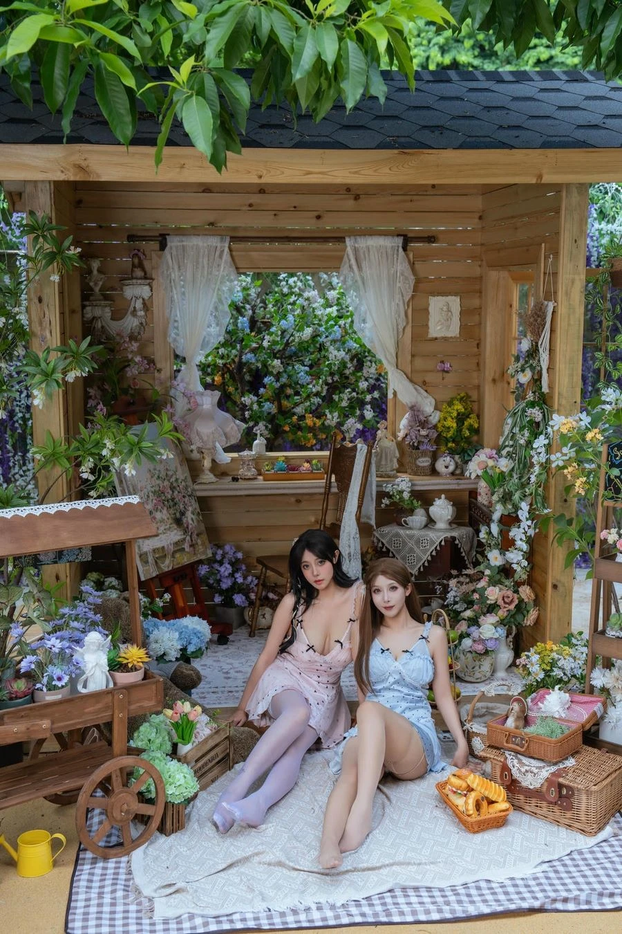 奈汐酱nice – &奶桃桃 花眠 90P