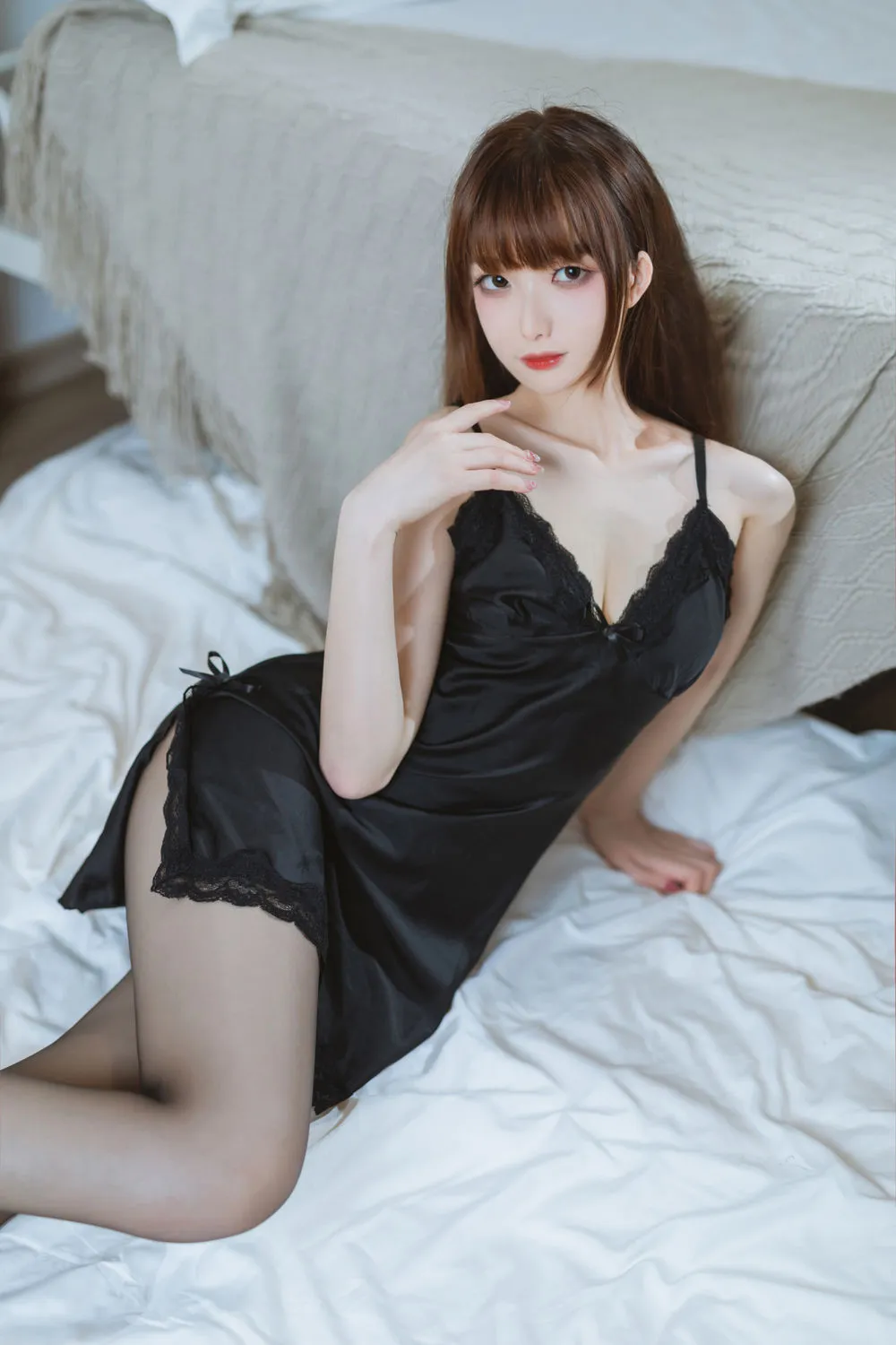 封疆疆 黑丝睡衣 32P