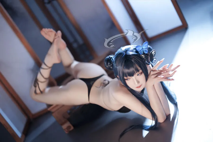 封疆疆 碧蓝档案 妃咲 泳装 30P