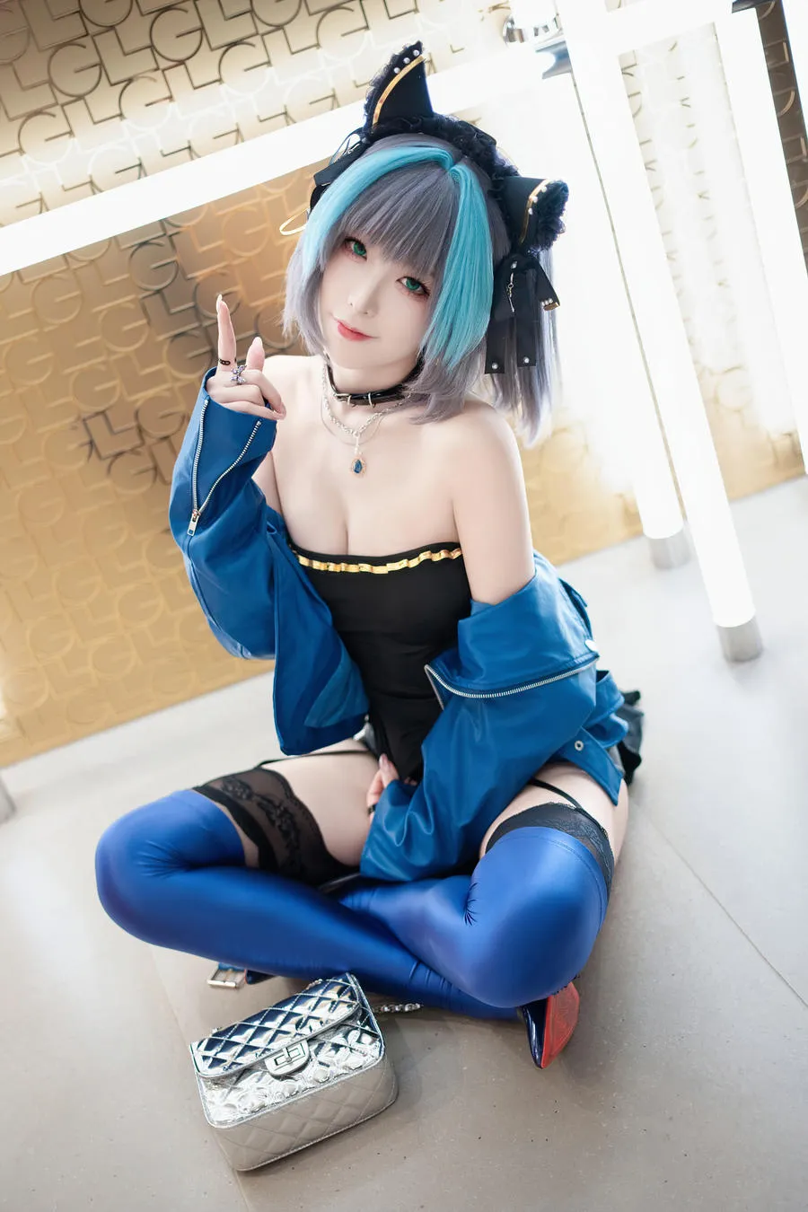 封疆疆 碧蓝航线 柴郡常服 27P