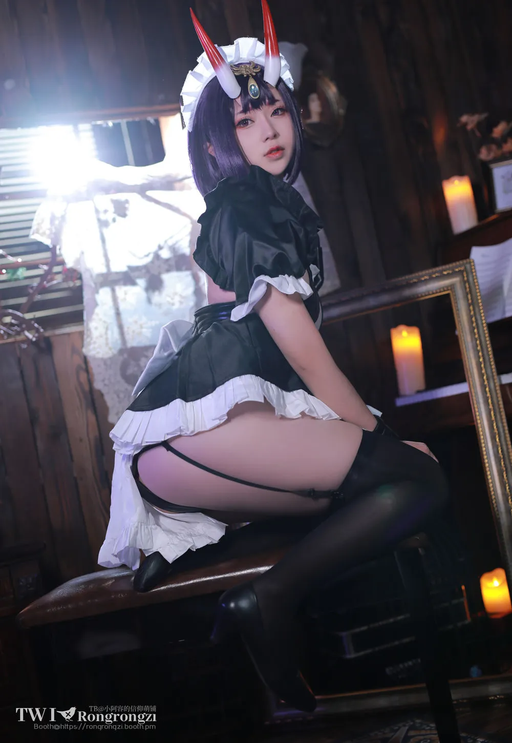 小容仔咕咕咕w 酒吞童子女仆 46P 1V