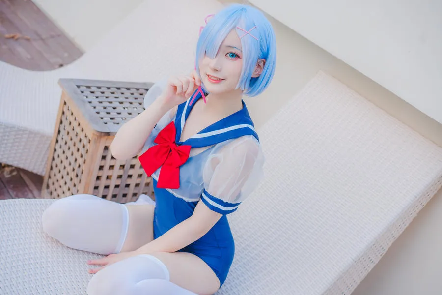 幼愛youmeko 蕾姆泳装 18P