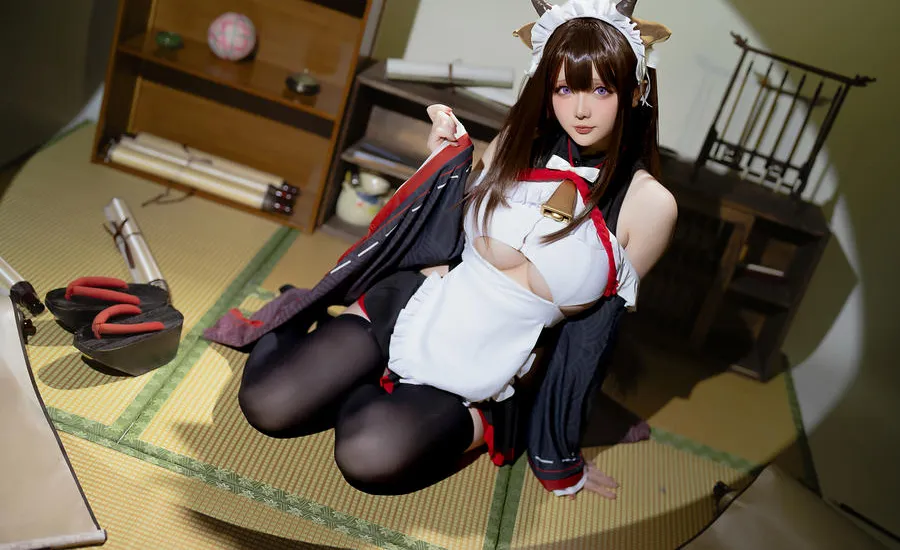 星之迟迟 2023年12月计划B 碧蓝航线 樫野 女仆 78P 3V