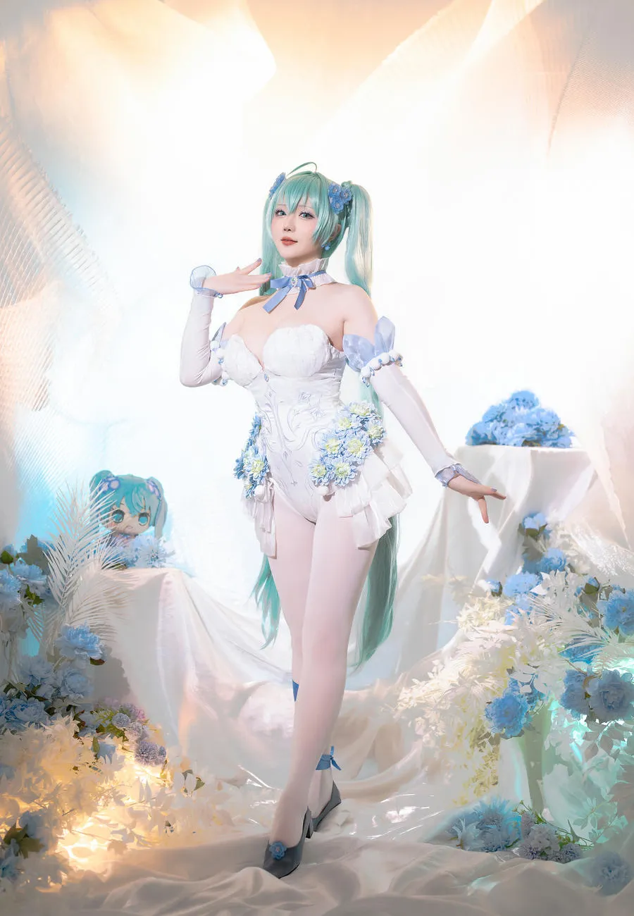 星之迟迟 2024年02月计划A 初音未来 粉蝶花精灵 54P 1V