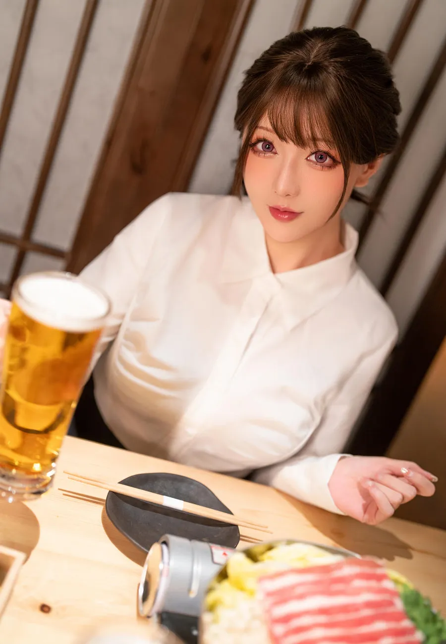 星之迟迟 2025年02月计划G 不胜酒力的新人后辈 77P 1V