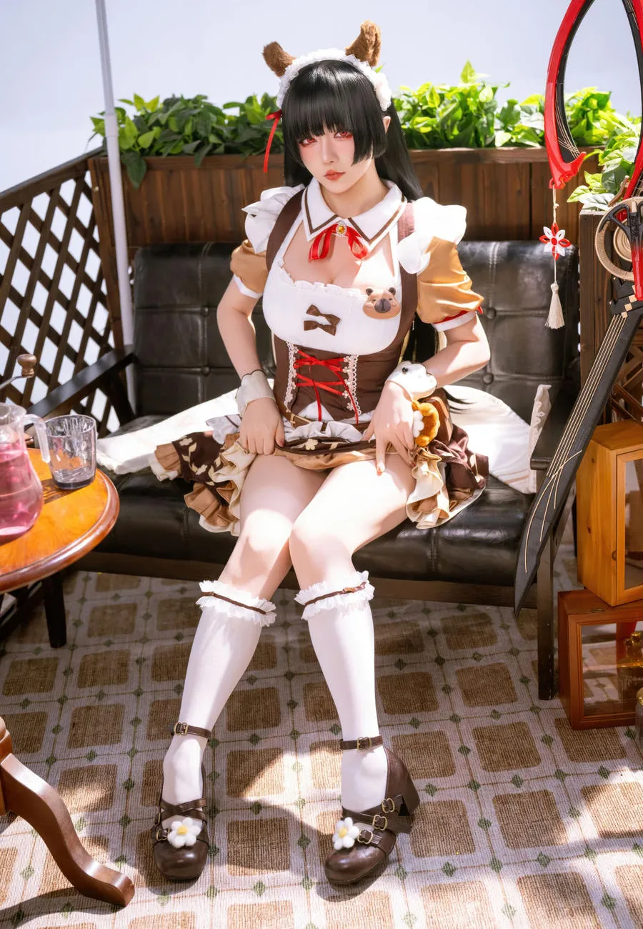 星之迟迟 2026年04月计划下 鸣潮 千咲·联动咖啡女仆 17P