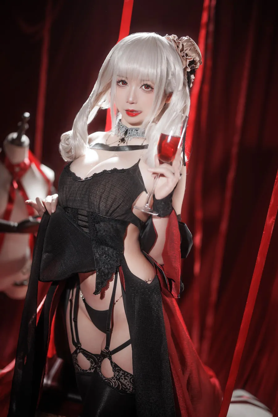 樱落酱w 碧蓝航线 吕佐夫礼服 30P
