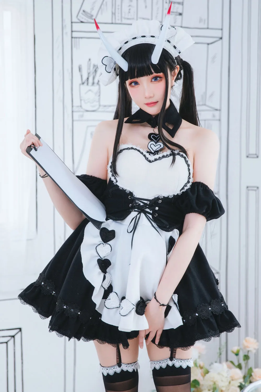 瓜希酱 能代女仆 22P