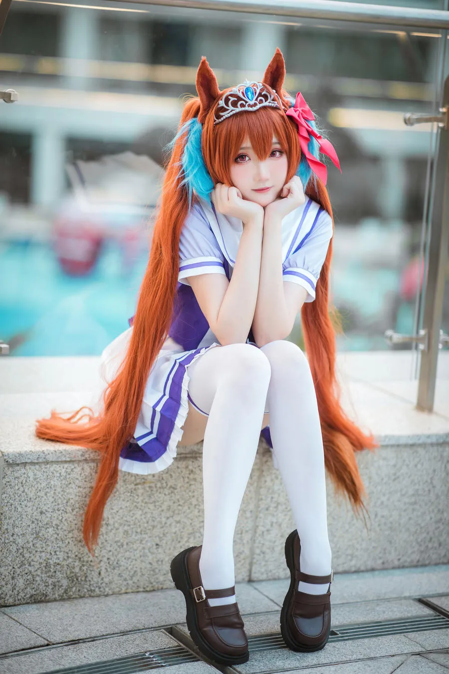 瓜希酱 赛马娘 大和赤骥 30P
