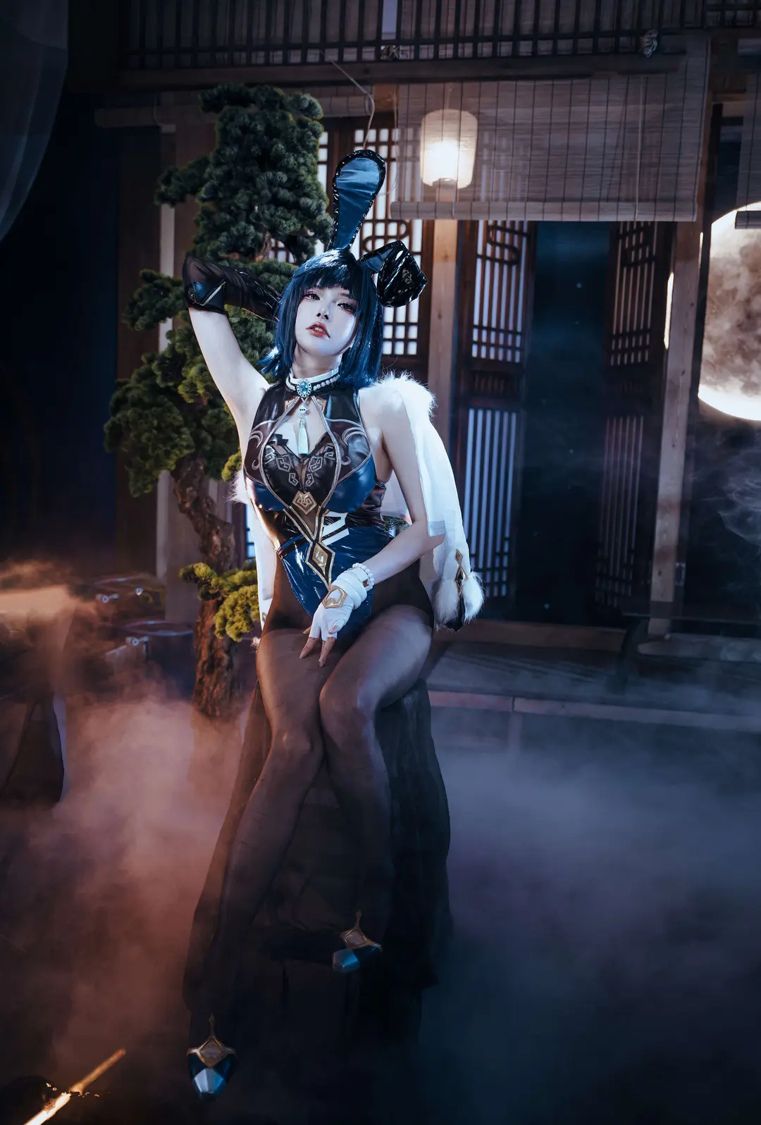 秋和柯基 – 夜兰 兔女郎 92P