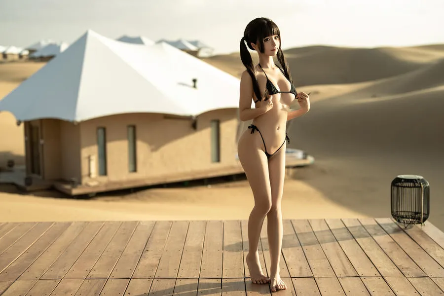 蠢沫沫(momo) – No.246 沙漠比基尼 13P
