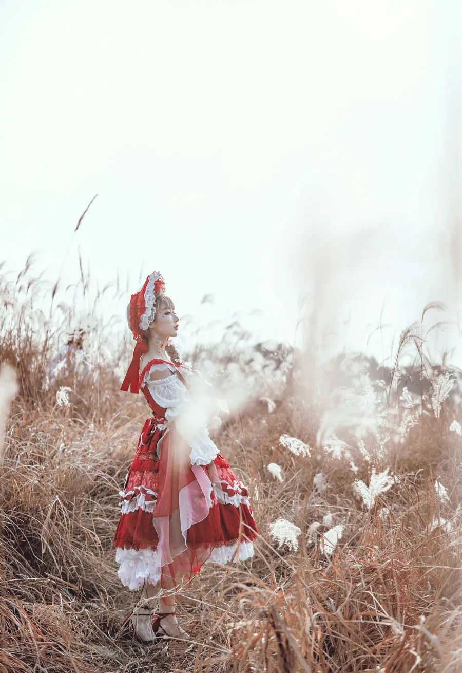 阿包也是兔娘 – lolita红裙 12P