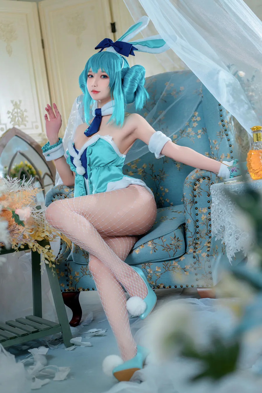 阿包也是兔娘 – 白兔miku 28P