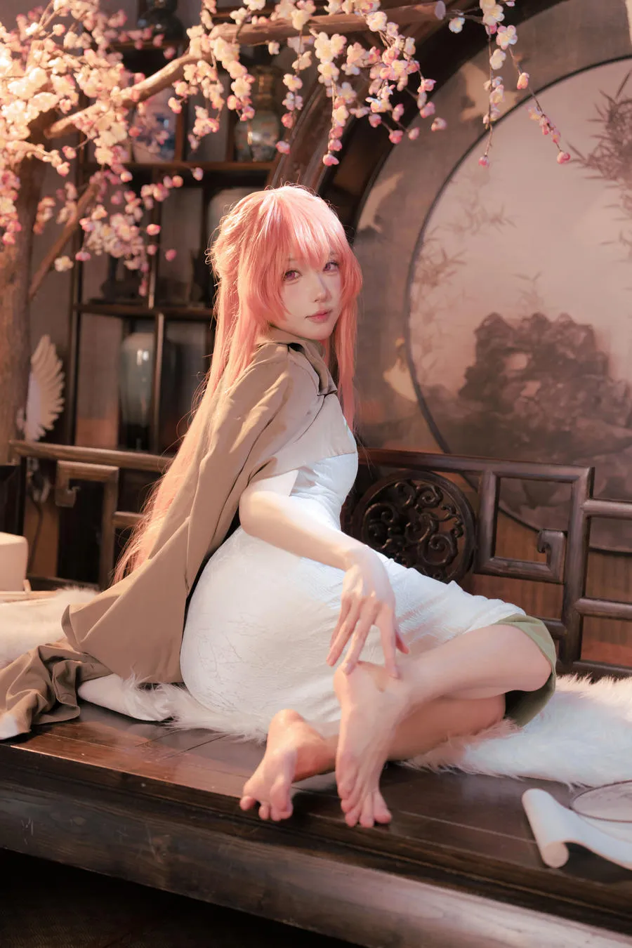 阿包也是兔娘 – 碧蓝航线 英仙座旗袍 30P