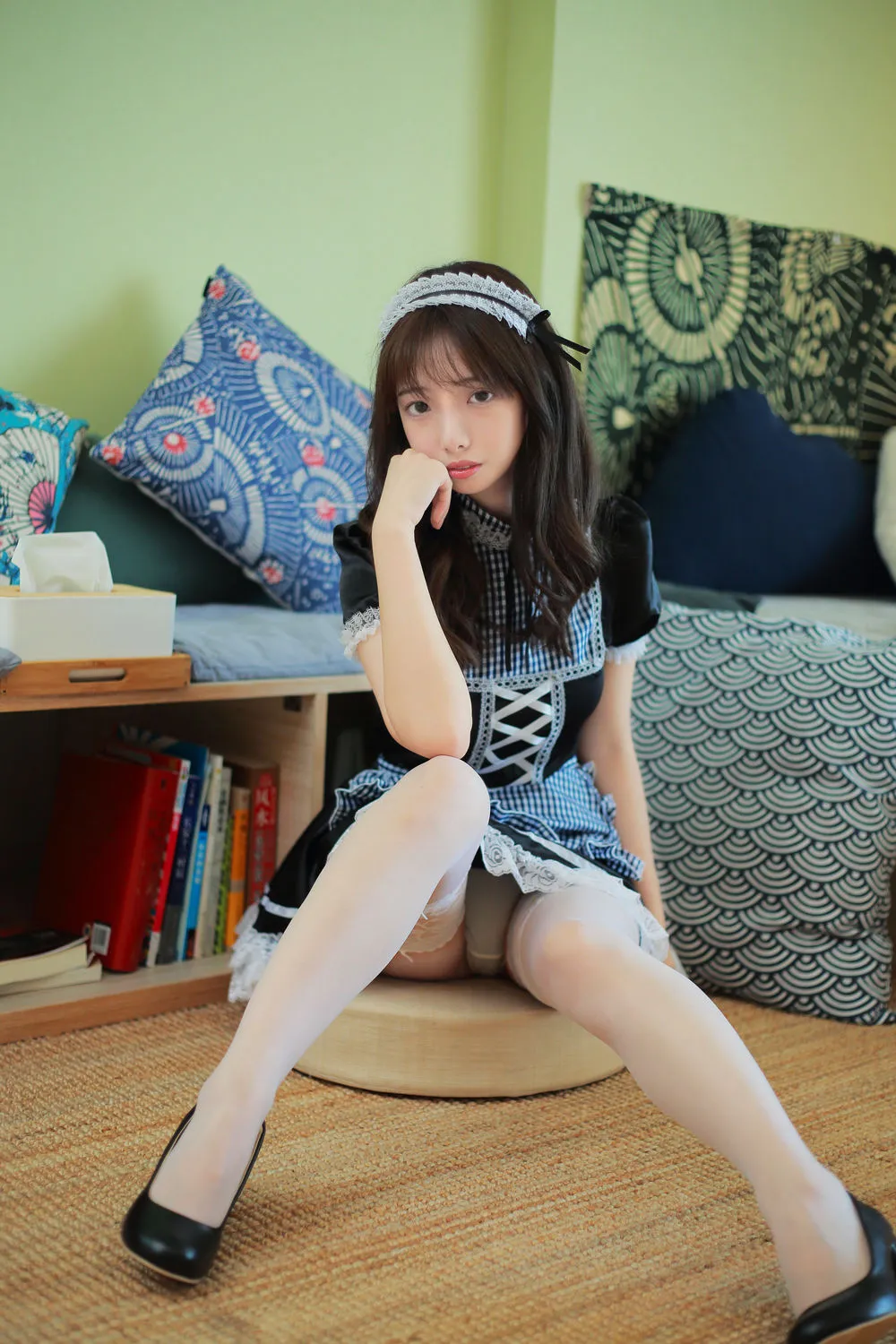 雯妹不讲道理 女仆写真 17P